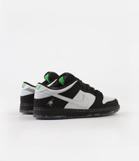 Nike SB Dunk Low Pro OG 'Panda Pigeon' Shoes - Black / White - Green Gusto thumbnail