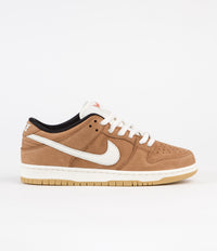 Nike SB Dunk Low Pro Orange Label Shoes - Dark Russet / Sail - Dark Russet - Black thumbnail