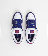 Nike SB Dunk Low Pro Premium 'Los Angeles Dodgers' Shoes - Deep Royal Blue / Deep Royal Blue - White thumbnail
