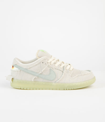 Nike SB Dunk Low Pro Premium 'Mummy' Shoes - Coconut Milk / Seafoam - Yellow Strike