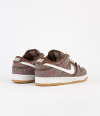 Nike SB Dunk Low Pro Premium 'Paisley' Shoes - Cacao Wow / Summit White - Rough Green thumbnail