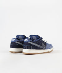 Nike SB Dunk Low Pro Premium 'Sashiko' Shoes - Mystic Navy / Sail - Mystic Navy thumbnail