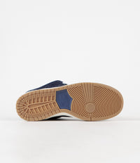 Nike SB Dunk Low Pro Premium 'Sashiko' Shoes - Mystic Navy / Sail - Mystic Navy thumbnail
