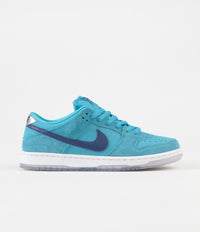 Nike SB Dunk Low Pro 'Blue Fury' Shoes - Blue Fury / Deep Royal - Blue Fury - White thumbnail