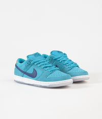 Nike SB Dunk Low Pro 'Blue Fury' Shoes - Blue Fury / Deep Royal - Blue Fury - White thumbnail