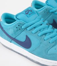 Nike SB Dunk Low Pro 'Blue Fury' Shoes - Blue Fury / Deep Royal - Blue Fury - White thumbnail