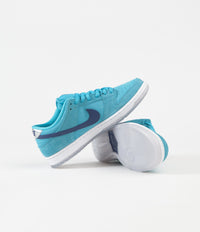 Nike SB Dunk Low Pro 'Blue Fury' Shoes - Blue Fury / Deep Royal - Blue Fury - White thumbnail