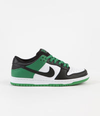 Nike SB Dunk Low Pro Shoes - Classic Green / Black - White - Classic Green - Black thumbnail