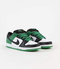 Nike SB Dunk Low Pro Shoes - Classic Green / Black - White - Classic Green - Black thumbnail