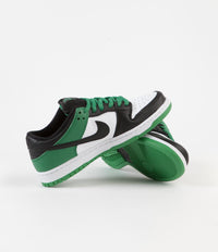 Nike SB Dunk Low Pro Shoes - Classic Green / Black - White - Classic Green - Black thumbnail