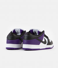 Nike SB Dunk Low Pro Shoes - Court Purple / Black - White - Court Purple thumbnail