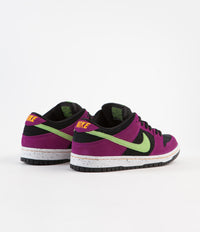 Nike SB Dunk Low Pro 'ACG Terra' Shoes - Red Plum / Citron - Black - Taxi thumbnail