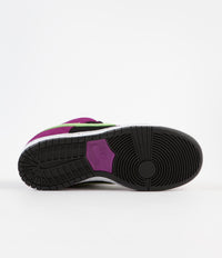 Nike SB Dunk Low Pro 'ACG Terra' Shoes - Red Plum / Citron - Black - Taxi thumbnail