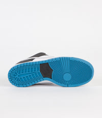 Nike SB Dunk Low Pro Shoes - White / Neutral Grey - Black - Laser Blue thumbnail