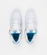 Nike SB Dunk Low Pro Shoes - White / Neutral Grey - Black - Laser Blue thumbnail