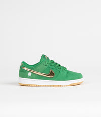 Nike SB Dunk Low Pro 'St. Patrick's Day' (Preschool) Shoes - Lucky Green / Metallic Gold - Lucky Green thumbnail