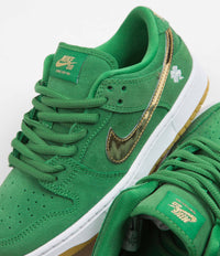 Nike SB Dunk Low Pro 'St. Patrick's Day' (Preschool) Shoes - Lucky Green / Metallic Gold - Lucky Green thumbnail