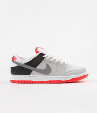 Nike SB Orange Label Dunk Low Pro Shoes - Neutral Grey / Cool Grey - Black - Infrared thumbnail