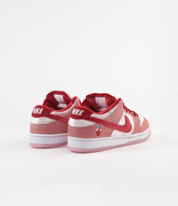 Nike SB 'Strangelove' Dunk Low Pro Shoes - Bright Melon / Gym Red - Medium Soft Pink thumbnail