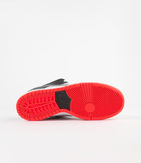 Nike SB Orange Label Dunk Low Pro Shoes - Neutral Grey / Cool Grey - Black - Infrared thumbnail