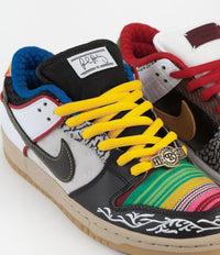 Nike SB Dunk Low Pro 'What The P-Rod' Shoes - Sport Red / Black - Varsity Maize - Volt thumbnail