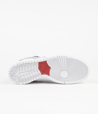 Nike SB Orange Label Dunk High Pro 'Oski' Shoes - White / Cool Grey - White - White thumbnail