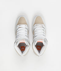 Nike SB Orange Label Dunk High Pro Shoes - Natural / White - Natural - Natural thumbnail