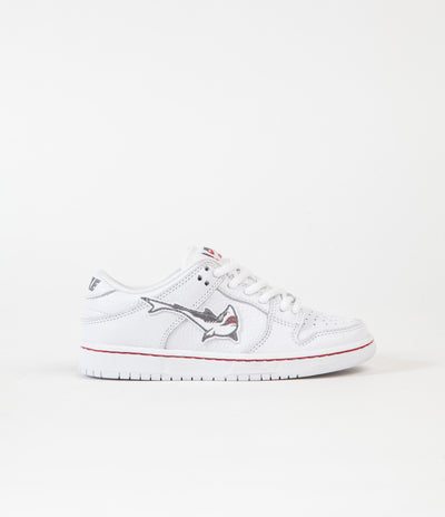 Nike SB Orange Label Dunk Low Pro 'Oski' Preschool Shoes - White / Cool Grey - White - White