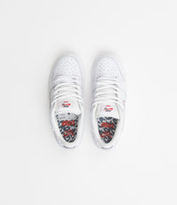 Nike SB Orange Label Dunk Low Pro 'Oski' Preschool Shoes - White / Cool Grey - White - White thumbnail