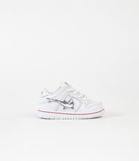 Nike SB Orange Label Dunk Low Pro 'Oski' Toddler Shoes - White / Cool Grey - White - White thumbnail