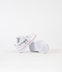 Nike SB Orange Label Dunk Low Pro 'Oski' Toddler Shoes - White / Cool Grey - White - White thumbnail