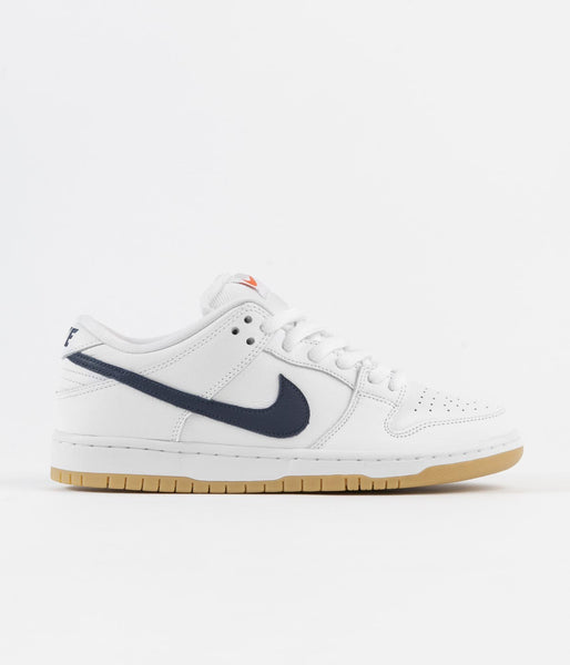 nike sb dunk low orange label navy