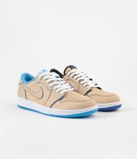Nike SB x Air Jordan 1 Low Shoes - Desert Ore / Royal Blue - Dark Powder Blue thumbnail