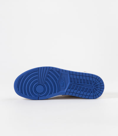 Nike SB x Air Jordan 1 Low Shoes - Desert Ore / Royal Blue - Dark Powder Blue
