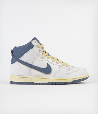 Nike SB x Atlas Dunk High Pro QS Shoes - Sail / Ocean Fog - Track Red - White