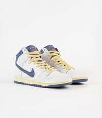 Nike SB x Atlas Dunk High Pro QS Shoes - Sail / Ocean Fog - Track Red - White thumbnail