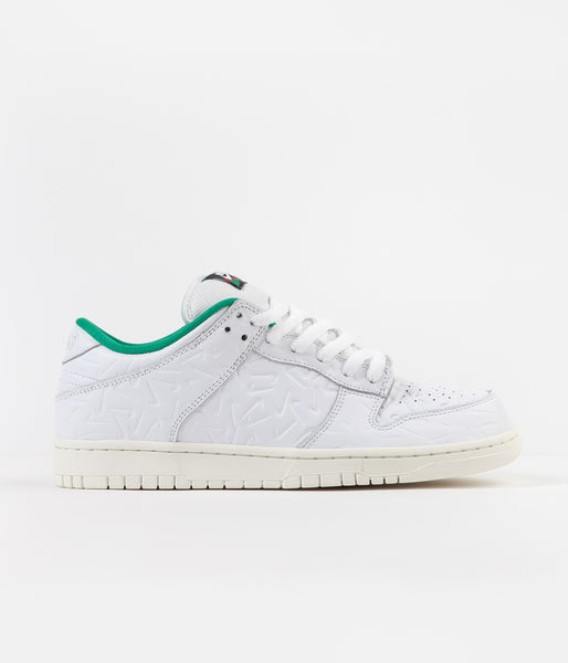 Nike SB x Ben-G Dunk Low OG Shoes White White Lucid Green Sail