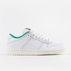 Nike SB x Ben-G Dunk Low OG 2 Shoes - White / White - Lucid Green - Sail
