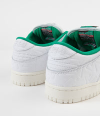 Nike SB x Ben-G Dunk Low OG 2 Shoes - White / White - Lucid Green - Sail thumbnail
