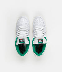 Nike SB x Ben-G Dunk Low OG 2 Shoes - White / White - Lucid Green - Sail thumbnail