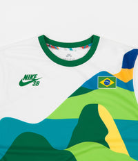 Nike SB x Parra 'Brazil Federation Kit' Jersey - White / Clover thumbnail