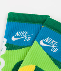 Nike SB x Parra 'Brazil Federation Kit' Socks - White / Clover / White thumbnail