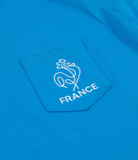 Nike SB x Parra 'France Federation Kit' T-Shirt - Neptune Blue / White thumbnail