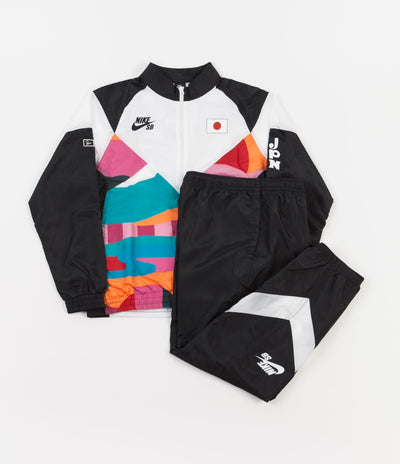 Nike SB x Parra 'Japan Federation Kit' Tracksuit - Black / White / White