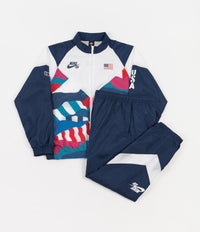 Nike SB x Parra 'USA Federation Kit' Tracksuit - Brave Blue / White / White thumbnail