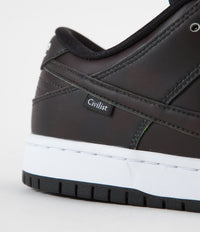Nike SB x Civilist Dunk Low Pro QS Shoes - Black / Black - Black thumbnail