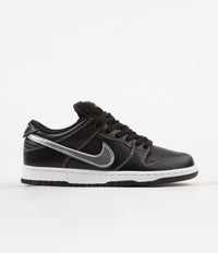 Nike SB x Diamond Dunk Low Pro OG Shoes - Black / Chrome - Black - Tropical Twist thumbnail