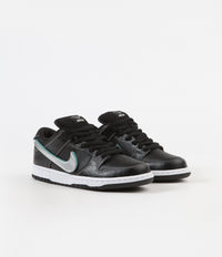 Nike SB x Diamond Dunk Low Pro OG Shoes - Black / Chrome - Black - Tropical Twist thumbnail