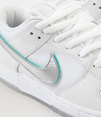 Nike SB x Diamond Dunk Low Pro OG Shoes - White / Chrome - White - Tropical Twist thumbnail