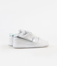 Nike SB x Diamond Dunk Low Pro OG Shoes - White / Chrome - White - Tropical Twist thumbnail